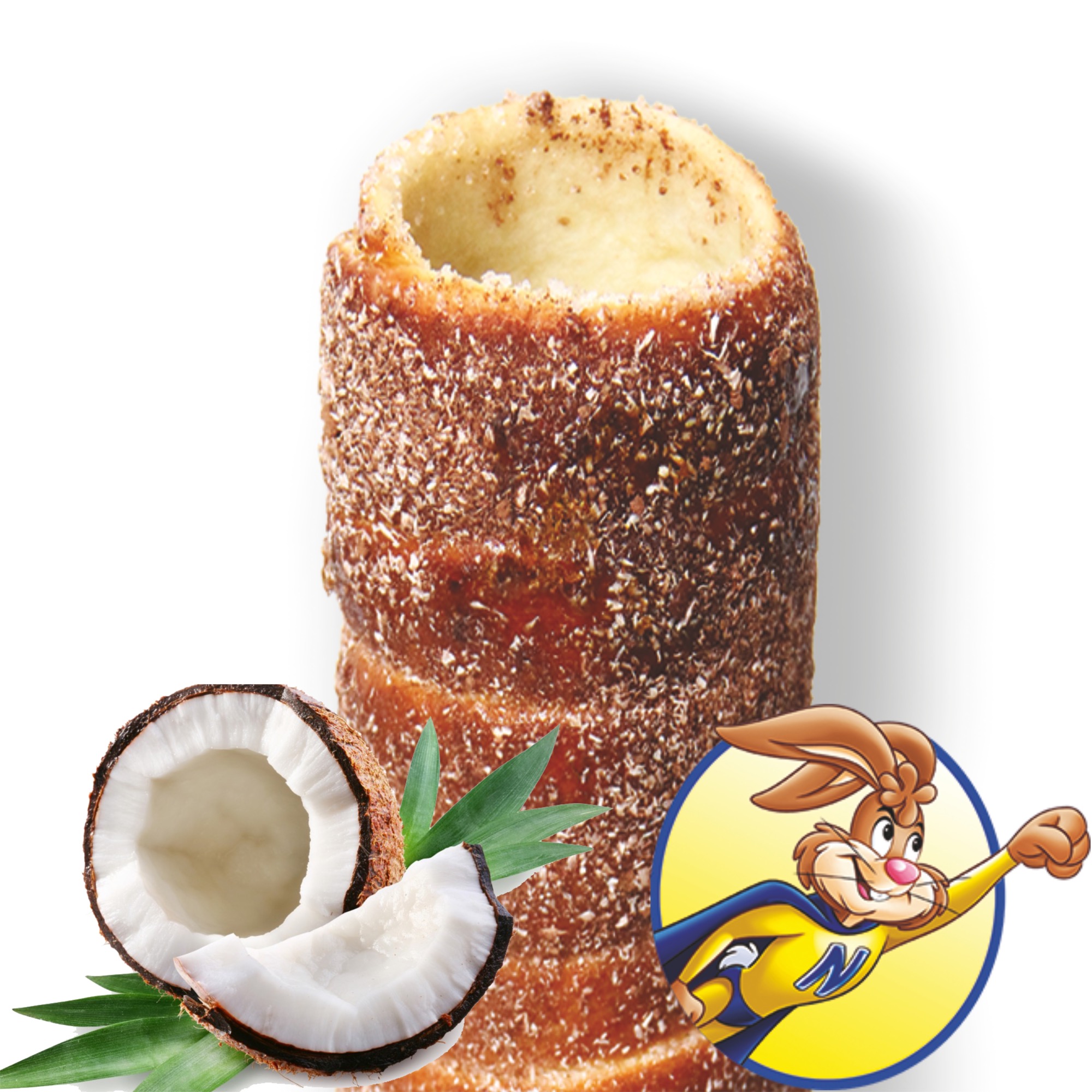 Kürtőskalács cu Nesquick